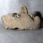 Vintage Japanese Stone Carved Daitengu Mask Figurine Mt. Takao Temple Shinto5