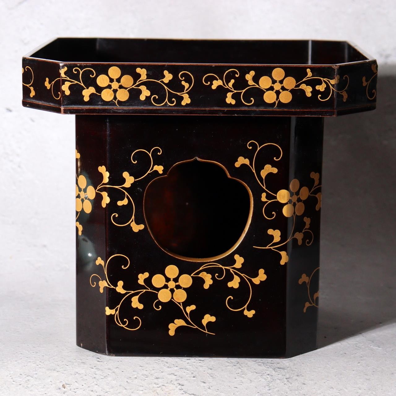 Japanese Buddhist Altar Incense Celadon Koro Burner Maki-e Sanbo Stand Bowls4