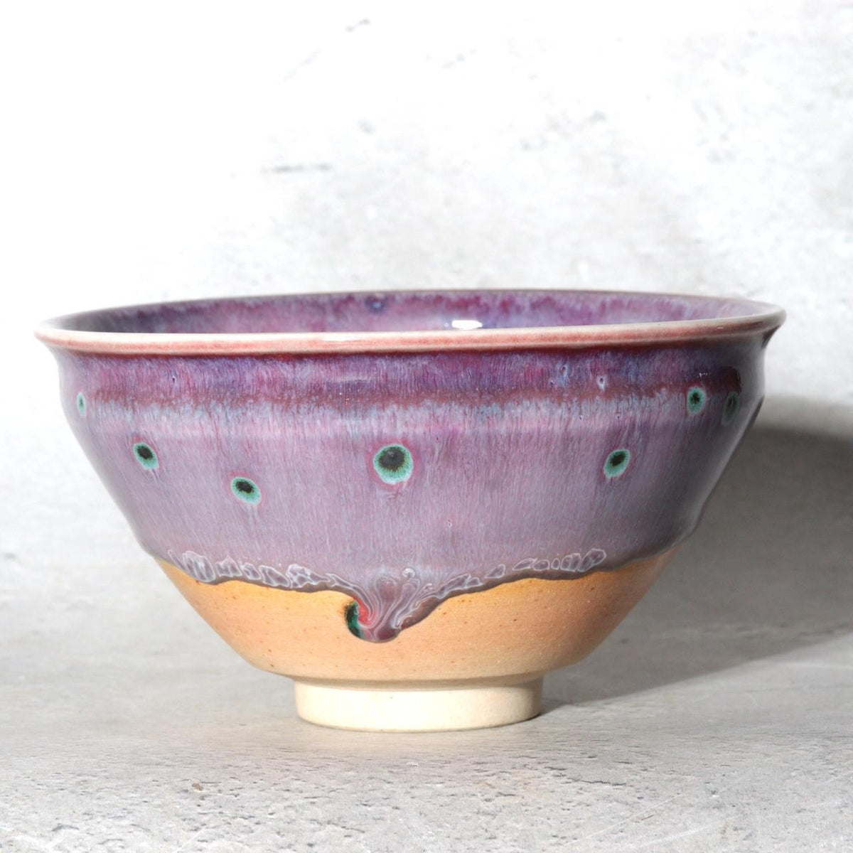 Japanese Kujaku Peacock Tenmoku Matcha Tea Bowl Chawan Matsuyama Gaei Box9