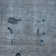 Antique Japanese Boro Indigo Fabric Patchwork Ranru Cotton Textile Rug BRKW16121