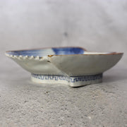 Antique Japanese KoImari AiKutani Porcelain Dish Crane Bird 17th C. Edo IP1263