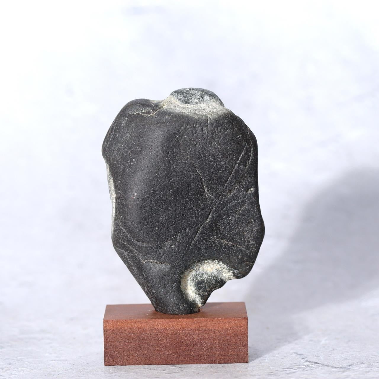 Japanese Pattern Stone Suiseki Buddha Figure Natural Zen Art Possibly Sugata2