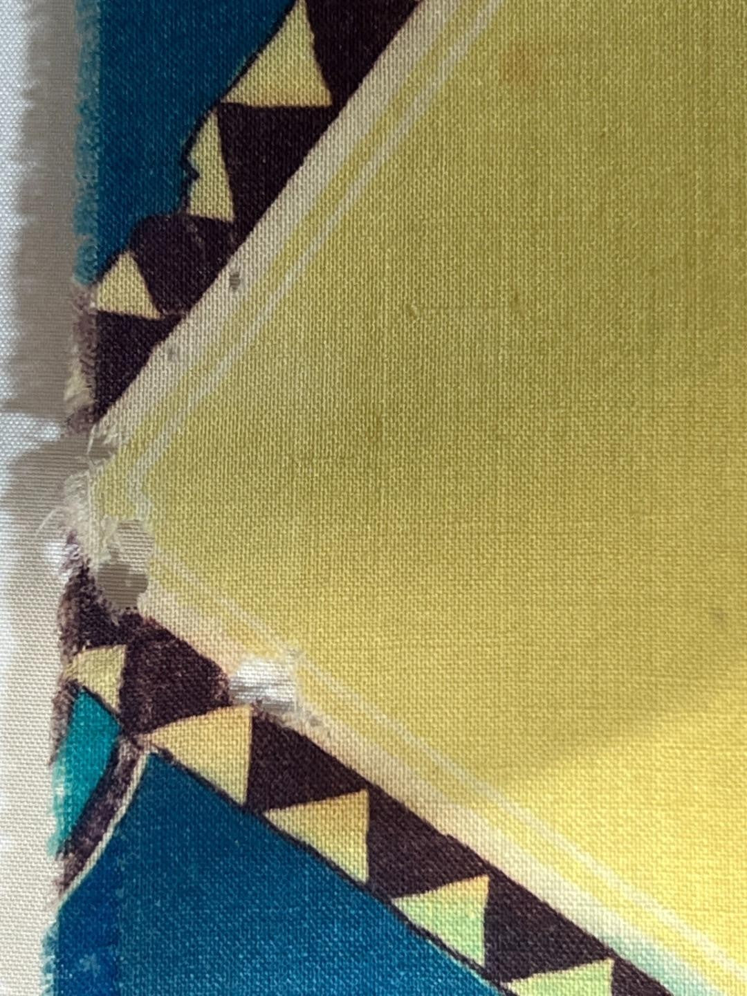 Vintage Japanese Silk Kofu Fabric Rare Pattern Kendo Military Dog Yabane BRKW1878