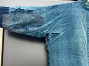 Antique Japanese Indigo Boro Noragi Jacket Patchwork Early Meiji BRKW17319