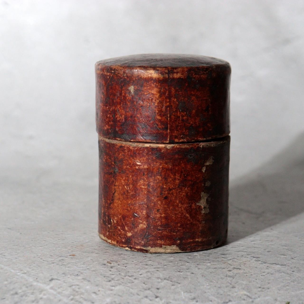 Japanese Vintage Antique Mingei Bamboo Basket & Ikkanbari-style Tea Caddy Set2