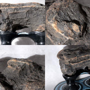 Japanese Suiseki Viewing Stone Ryugumon Sanpo seki Yamagata ishi Bonsai SS4410