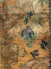 Antique 19th 20th C. Japanese Kinran Brocade Buddhist Textile Temple Banner Boro3