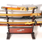 Japanese Vintage Wood Katana Sword Stand Rack 5-Tier Display Katanakake SWR3601