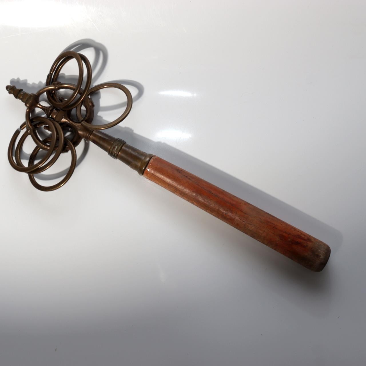 VintageJapanese Shakujo Monk Staff Esoteric Buddhist Ritual Implement BT2520