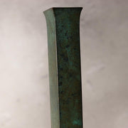 Japanese Bronze Flower Vase Ichinose Soushin Tea Ceremony Ikebana Kodo Box BV71210