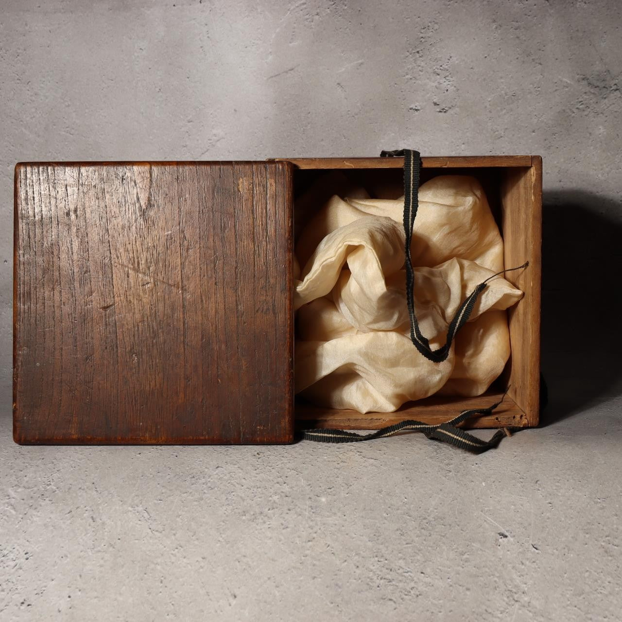 Antique Korean Celadon Tea Bowl Early Joseon Dynasty Sunakodai Kintsugi Box20