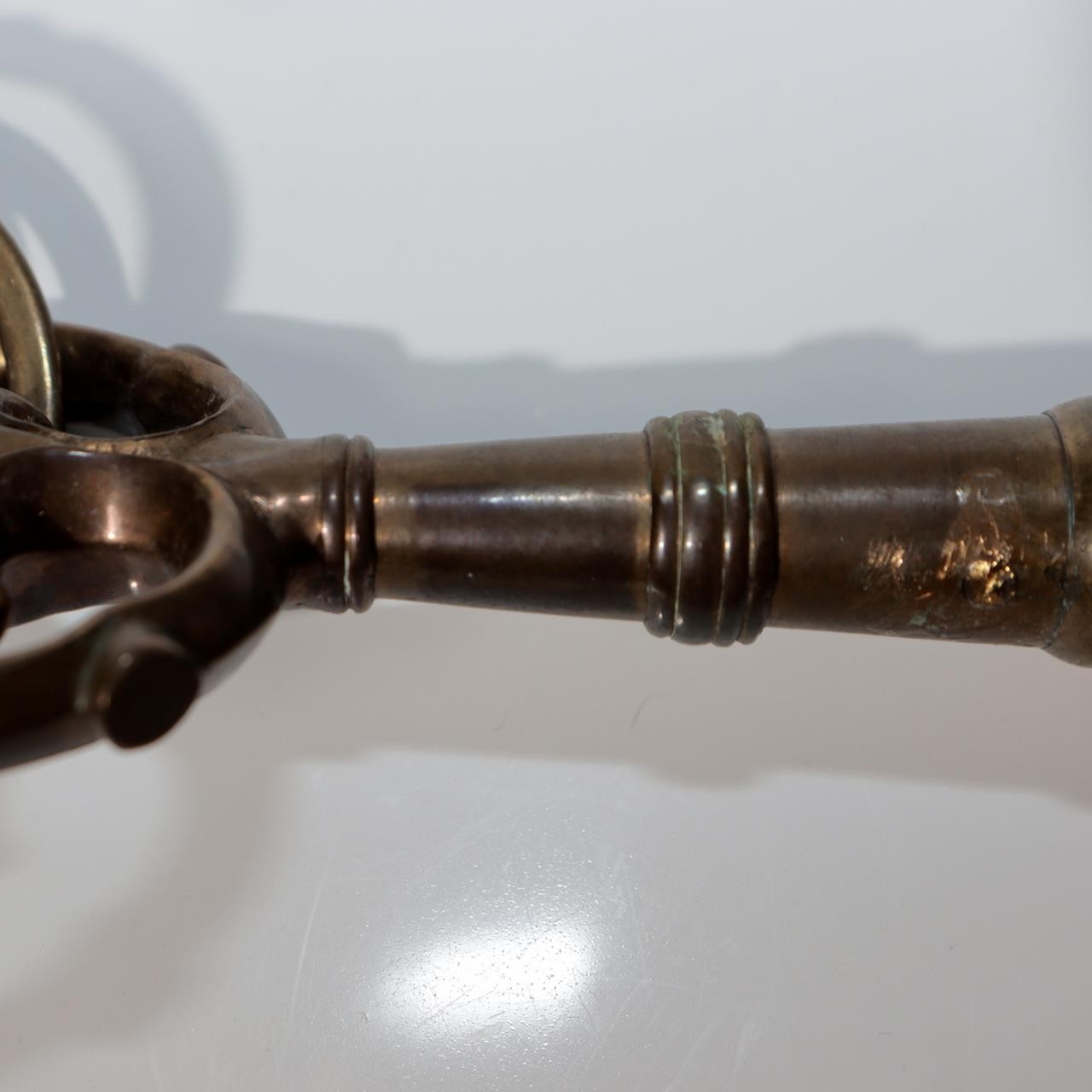 VintageJapanese Shakujo Monk Staff Esoteric Buddhist Ritual Implement BT2527
