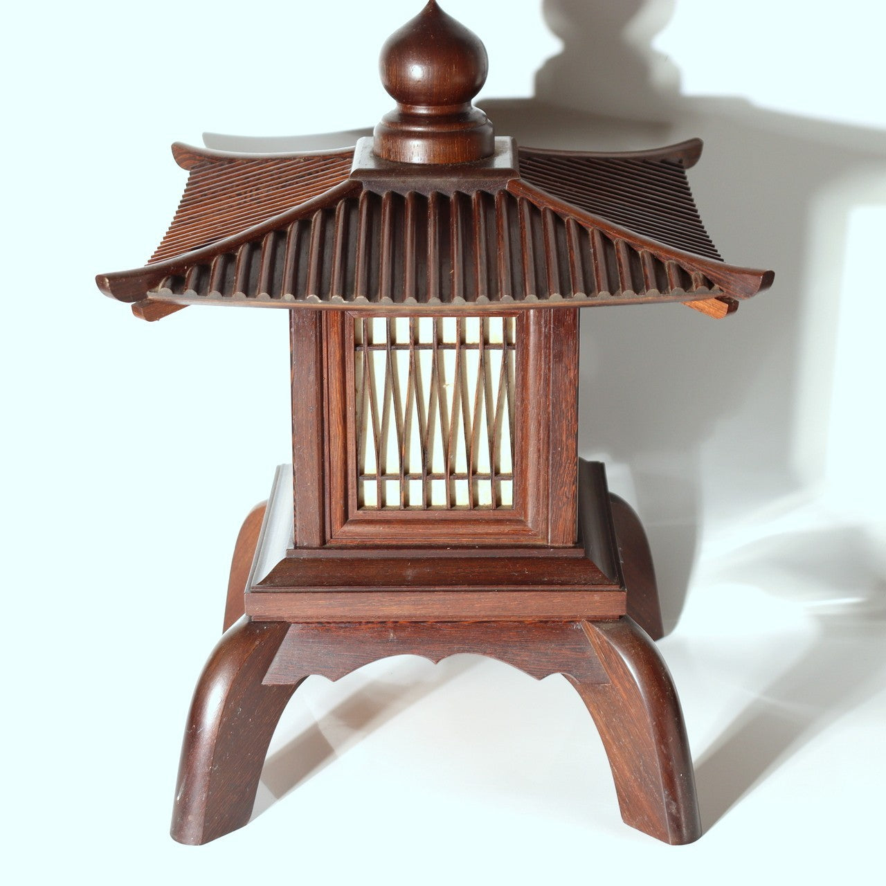 Japanese Vintage Wood Toro Lantern Pagoda Style Decorative Display 38cm1