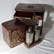 ​Antique Japanese Maki e Lacquer Nobento Sageju Picnic Set Tin Flasks WO63620
