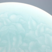 Kaiji Tsukamoto Living National Treasure Seihakuji Celadon Plate Karakusa Signed14