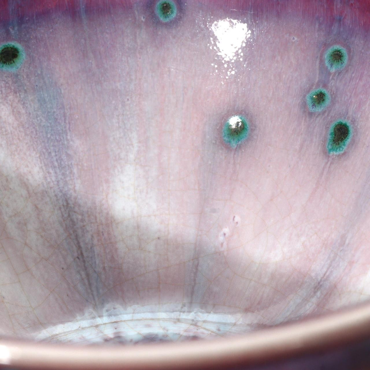 Japanese Kujaku Peacock Tenmoku Matcha Tea Bowl Chawan Matsuyama Gaei Box16