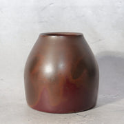 Vintage Japanese Cast Bronze Flower Vase Signed Masaki Hara Metalwork BV7690