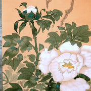 ​Vintage Japanese Hanging Scroll Kakejiku Peony Butterfly ASO4602