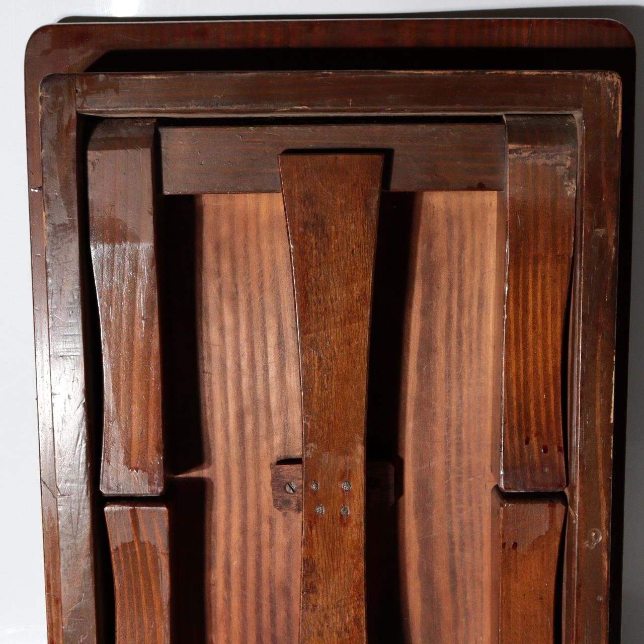 Vintage Japanese Wooden Chabudai Small Folding Table WO6418