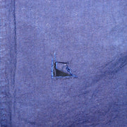 Antique Sashiko Fabric Aizome Furoshiki embroidery Boro Kire Japanese RKW1143