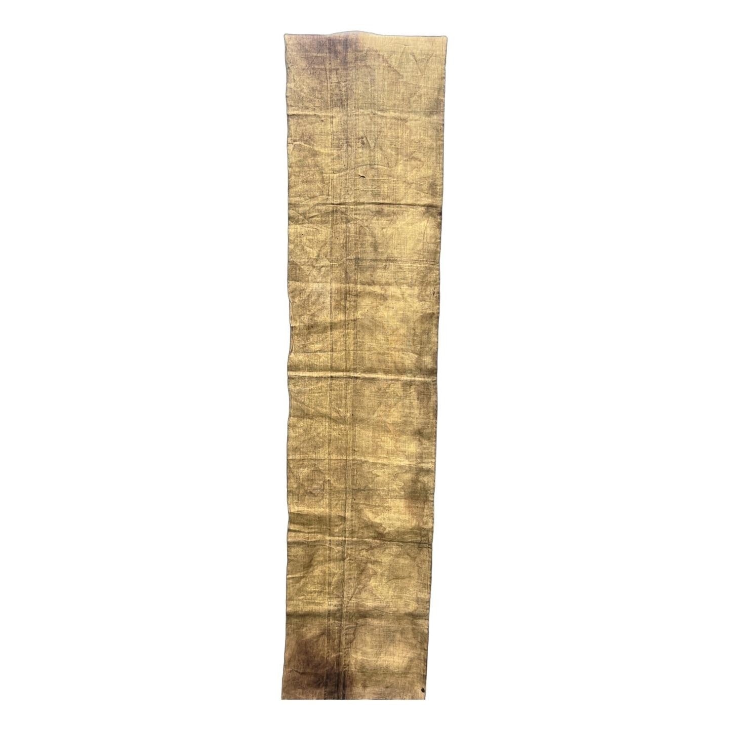 Antique 19th 20th C. Japanese Kinran Brocade Buddhist Textile Temple Banner Boro2