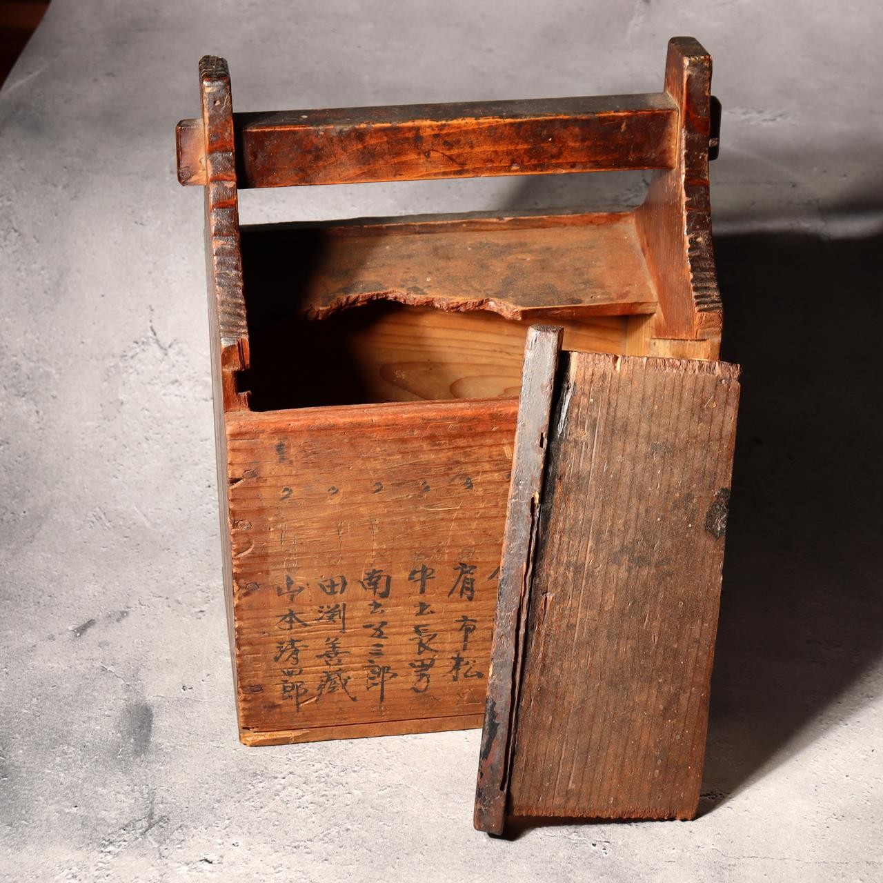 Japanese Antique Money Box Saisenbako Savings Taisho 1918 Temple Shrine Style2