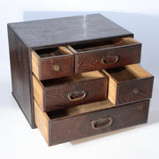 Japanese Mulberry Wood Ko-Hikidashi Small Chest Hidden Secret Compartment 37cm10