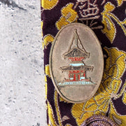 Japanese Buddhist Shakujo & Wakesa Set - Shikoku 88 Pilgrimage "Sendatsu" Rank3