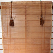 Japanese Vintage Woven Bamboo Ozashiki Sudare Misu Blinds Pair Set VG4249