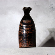 Antique Japanese Seba-yaki Pottery Tokkuri Sake Bottle Nagano Shinshu Vase5