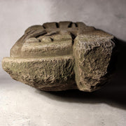 Japanese Antique Stone Statue TanoKami Rice Field God Garden Idol 14kg SDB1389