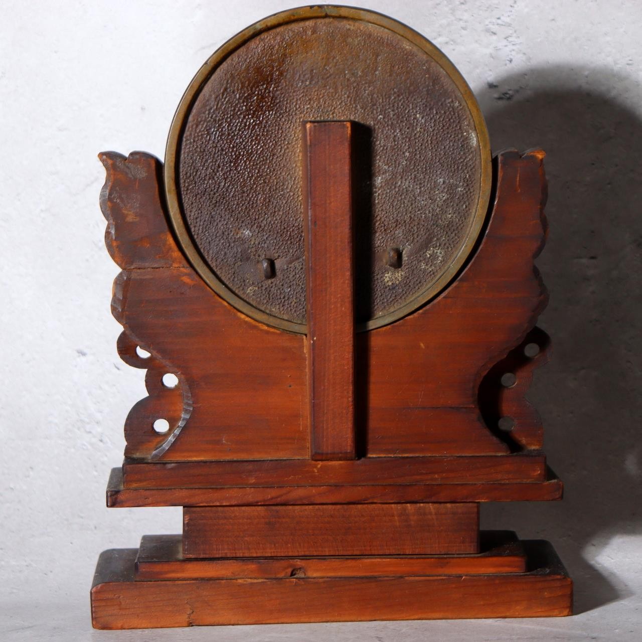 Antique Japanese Shinto Sacred Mirror Shinkyo Meiji Era Temple Altar Accessory1
