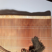 Japanese Vintage Woven Bamboo Ozashiki Sudare Misu Blinds Set of 2 VG4237