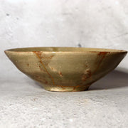 Antique Korean Celadon Bowl Goryeo Joseon Dynasty Gold Kintsugi Repair Box4