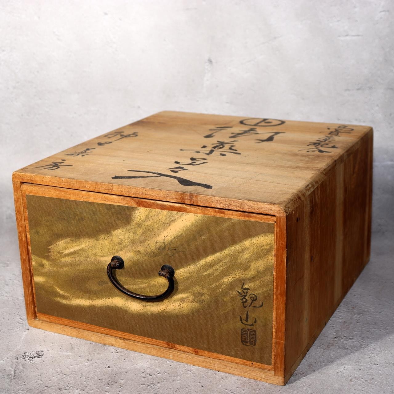 Japanese Vintage Wooden Medicine Box Drawer MidShowa period WBX3370