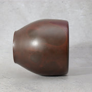 Vintage Japanese Cast Bronze Flower Vase Signed Masaki Hara Metalwork BV7699