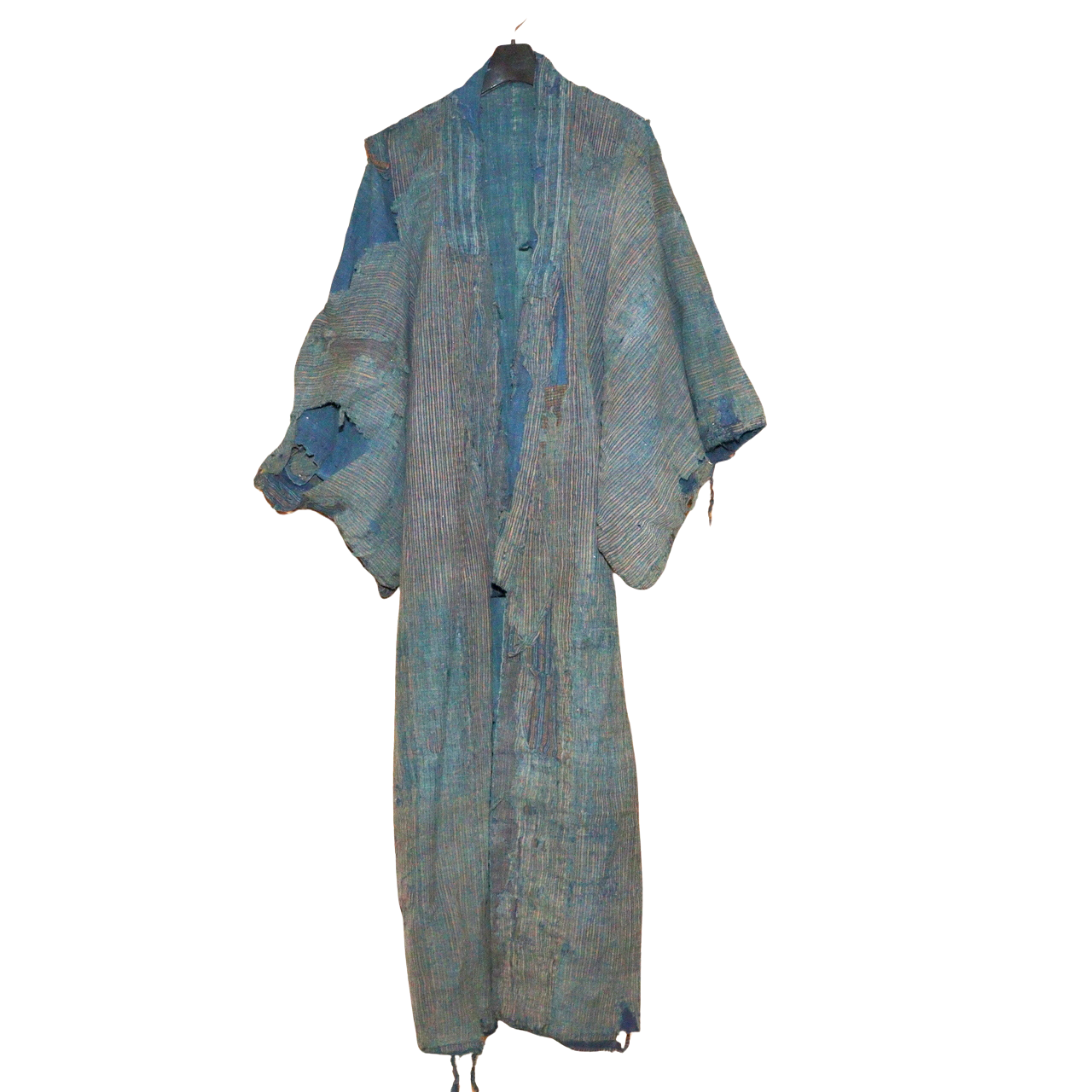 Antique Japanese Boro Indigo Cotton Kimono Noragi Jacket Late Edo Meiji BRKW1680