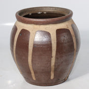 Japanese Antique Tanba ware Jar Vase Pottery PV1451