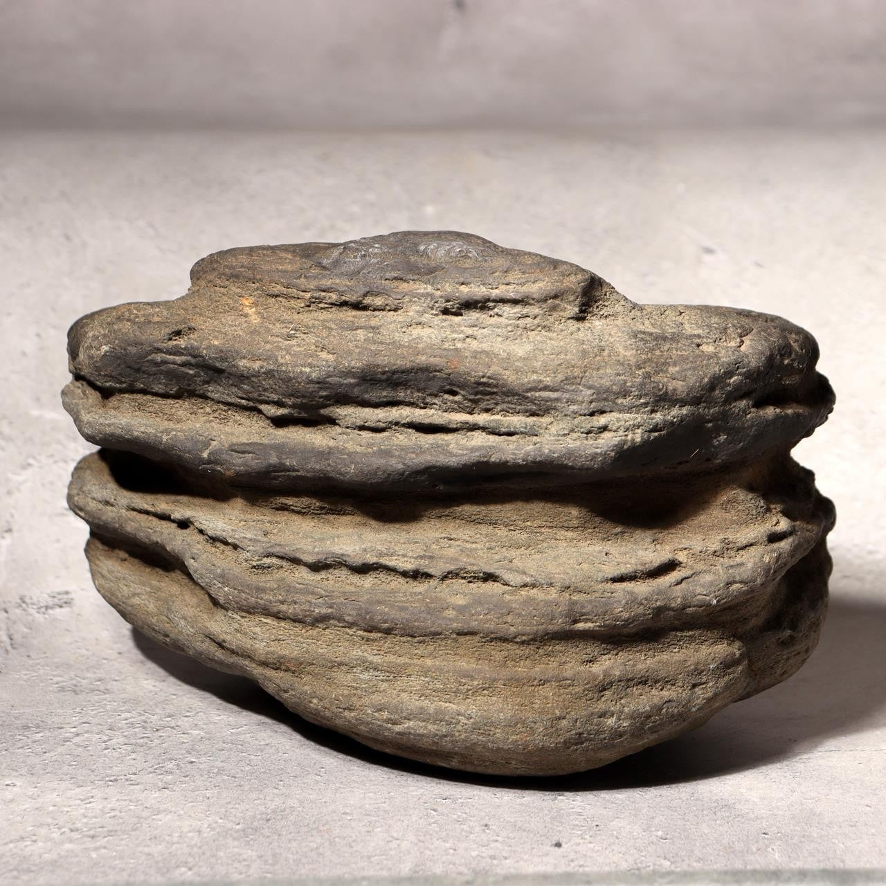 Japanese Suiseki Viewing Stone Natural Cliff Rock Plateau Landscape Heavy 4.5kg0