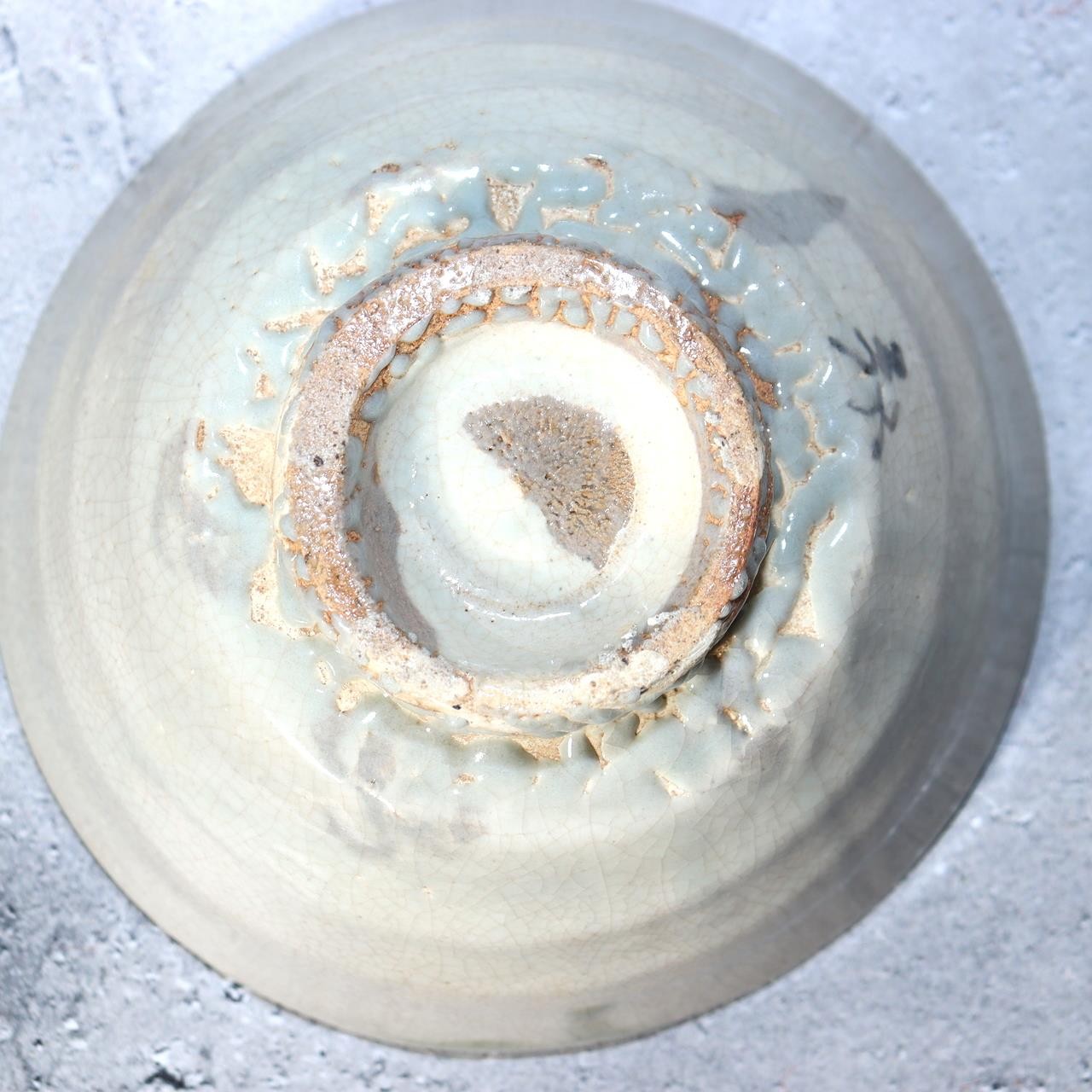 Princess Yi Bangja (Rakuzensai) Pale Grey Korai Ware Matc (Rakuzensai) Signed13
