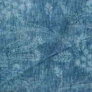Antique Japanese Boro Indigo Cotton Cloth Katazome Phoenix Motif Futon Cover9