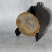 Japanese Vintage Bizen Ware Matcha Tea Bowl Signed Hira-chawan Modern Era17