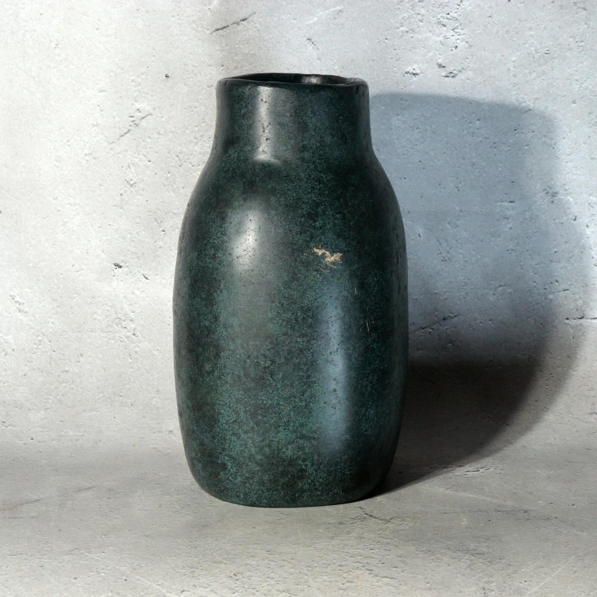 Japanese Bronze Flower Vase Ubu-Yoshi Nishi Professor Tokyo University of Arts12