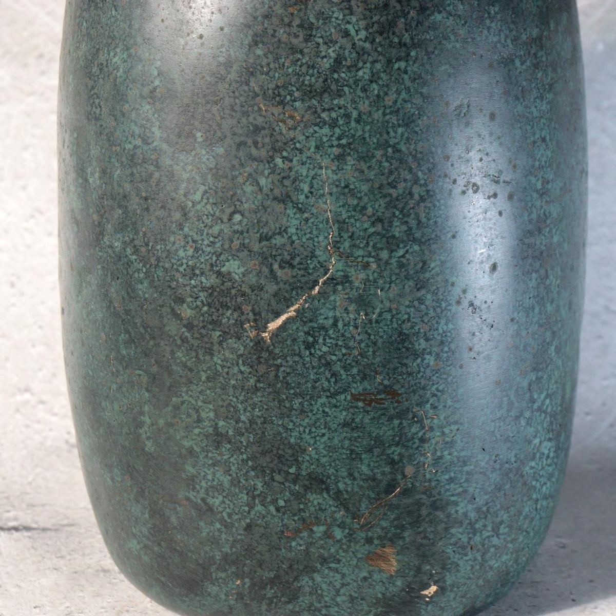 Japanese Bronze Flower Vase Ubu-Yoshi Nishi Professor Tokyo University of Arts9