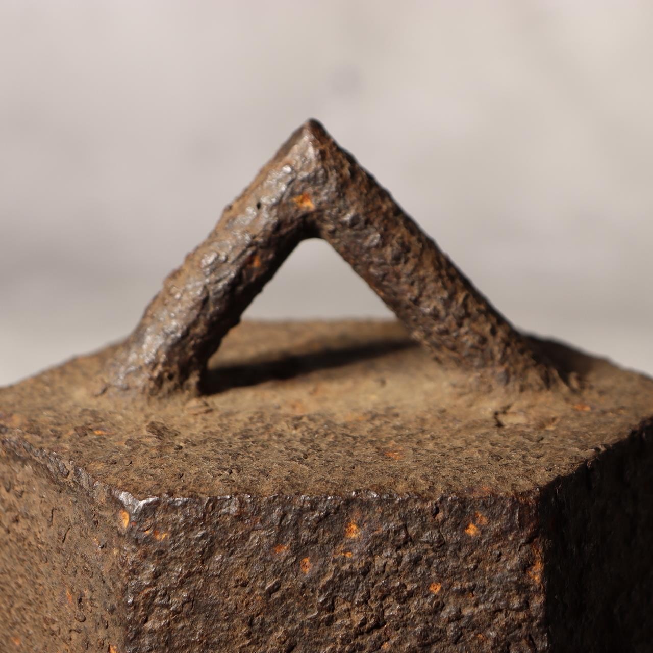 Japanese Antique Cast Iron Bell Fudaku Hidden Kirishitan Inscribed Edo Period12