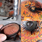 Antique Late Edo Maki-e Inro with Manju Netsuke and Ojime – BOSa758