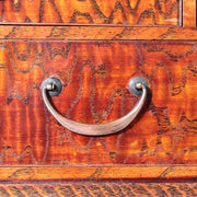 Vintage Japanese Tamamoku Wood Haribako Sewing Box Ko dansu WO62813