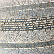 Japanese Studio Pottery Vase Sen no Tsubo Signed Sato Miki Aizu Ceramic w/Box13