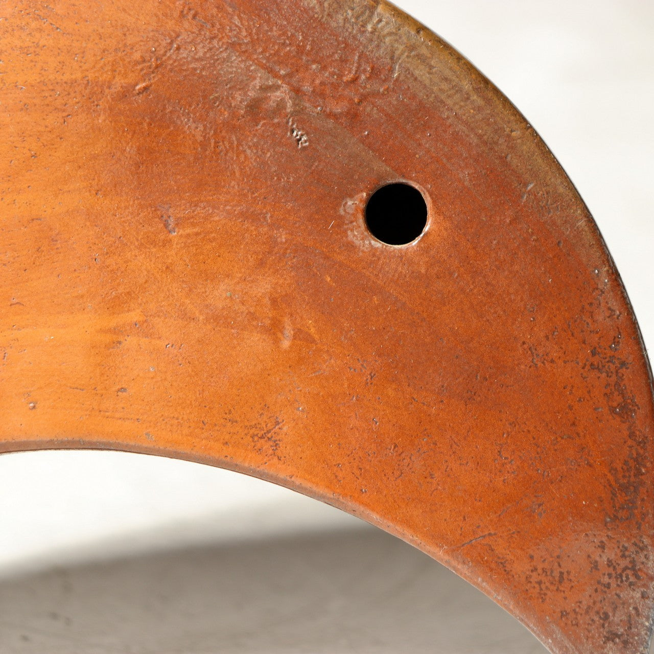 Antique Japanese Bizen Ware Hanging Vase Moon Rabbit Mochi Rare Design Pottery8