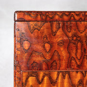 Vintage Japanese Tamamoku Wood Haribako Sewing Box Ko dansu WO62812